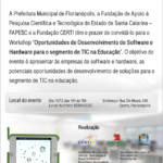 SC: oportunidades de desenvolvimento de software e hardware para o segmento de TIC na Educação